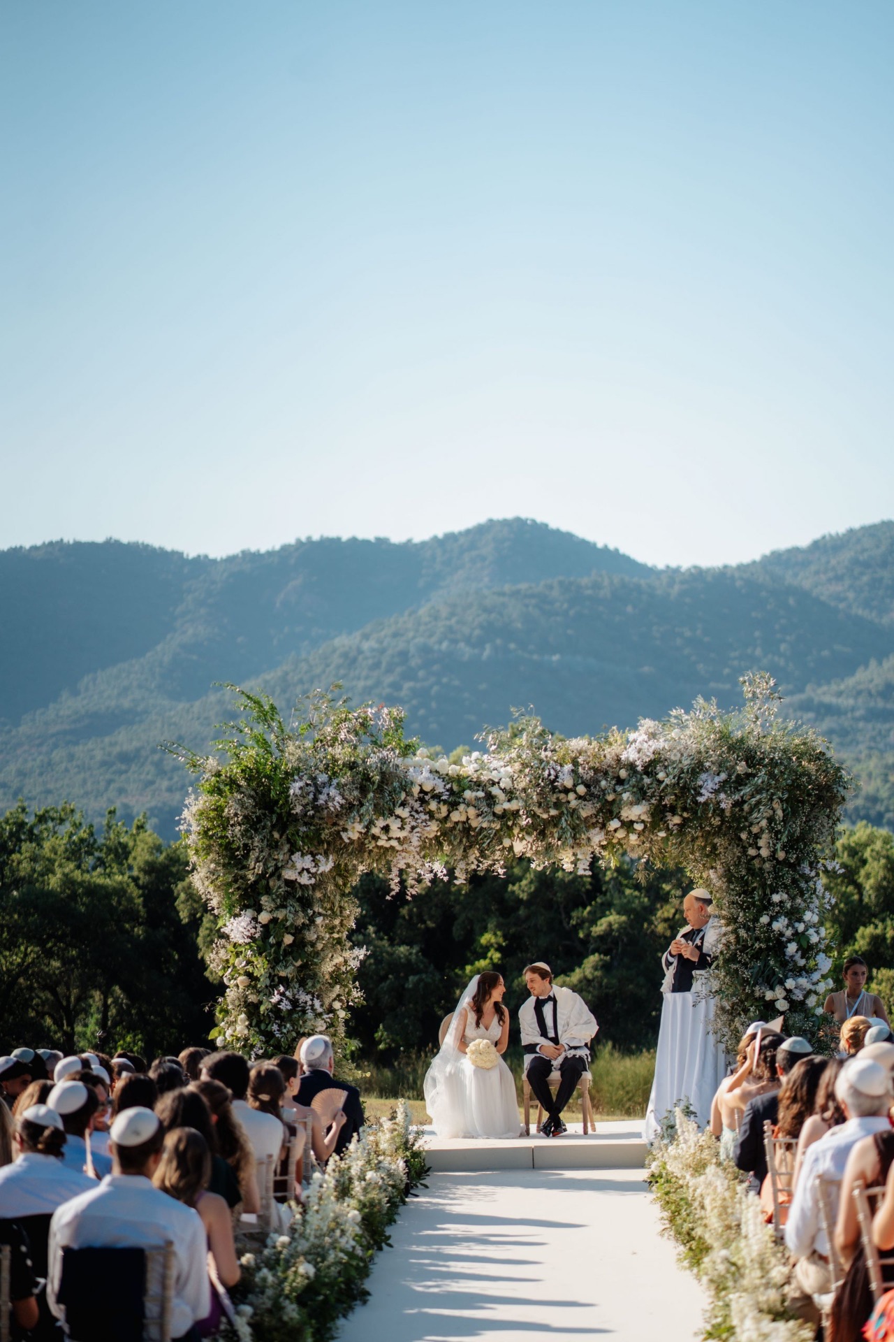 Cérémonie de mariage juif sous la houppa